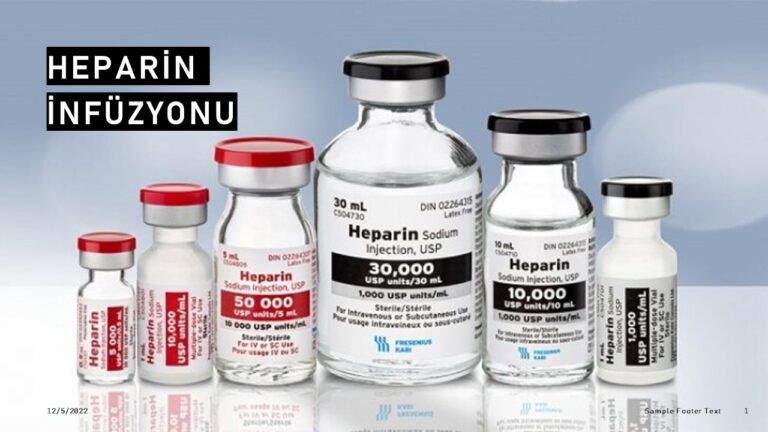 Heparin infüzyonu nedir